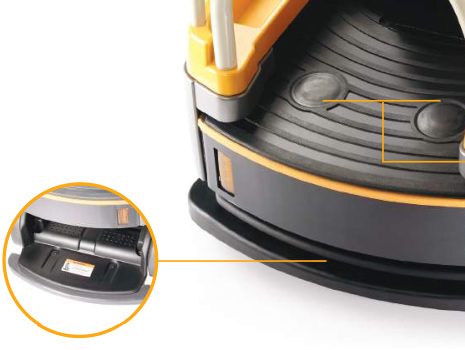 工作臺下方的安全傳感器